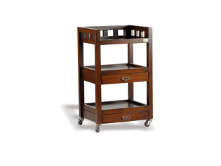 Mridula Wooden Spa Trolley